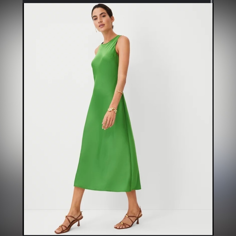 Ann Taylor Green Maxi Dress